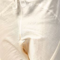 MANQ Men Cream-Coloured & Peach Kurta with Churidar & Woven design Nehru Jacket image 5