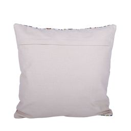 eyda Cream-Coloured & Green Set of 2 Hand Block Printed Square Cushion Covers image 2