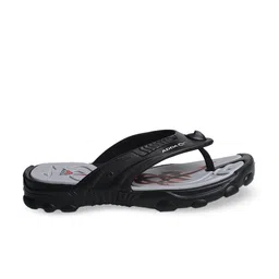 Adda Men Grey & Black Printed Thong Flip-Flops image 2