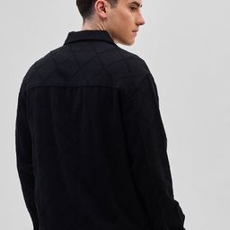 Snitch Men Geometric Open Front Jacket image 4