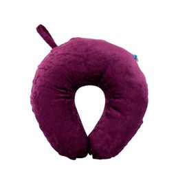 Kuber Industries Purple & Green U Shaped Memory Foam Travel Neck Pillow image 5