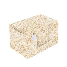 Kuber Industries Set Of 3 Brown & Beige Metallic Printed Shirt Stacker Organisers With Handles image 5