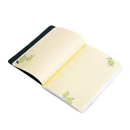 Doodle Green & Pink Initial T Monogram Printed Soft Bound Notebook image 4