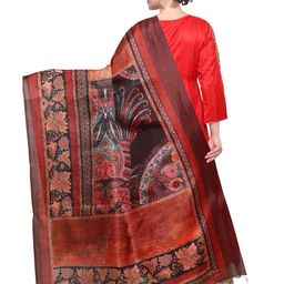 Saree mall Multicoloured Printed Dupatta image 4