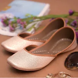 Coral Haze Light Rose Gold Shimmer Juttis-picture-32