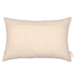 Home Maroon & Peach-Coloured Set of Single Striped Rectangle Cushion Covers image 5