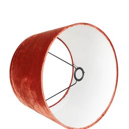 Grated Ginger Rust Red & Brown Solid Handcrafted Bumpy Table Lamp image 5