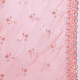 House of Pataudi Yoke Design Regular Sequinned Jashn Kurta with Patiala & Dupatta image 5