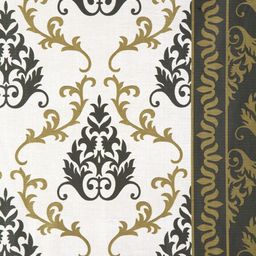 Cortina Set of 2 Damask Printed Window Curtains image 4