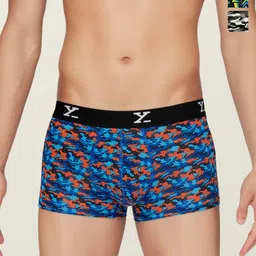 XYXX Pack Of 3 Printed Lightweight 4-Way Stretch Modal Trunks XYTRNK3PCKN1040-picture-5