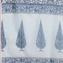 Anouk Floral Printed Mirror Work Pure Cotton Kurta with Trousers & With Dupatta image 4