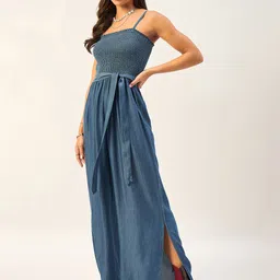 DRAPE AND DAZZLE Tencel with Lace Inserts Jumpsuit image 4