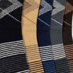 MARC Men Pack of 5 Patterned Ankle-Length Socks image 4