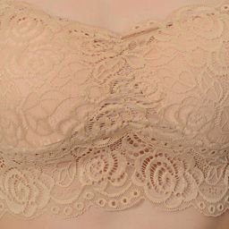 mod & shy Beige Solid Non-Wired Lightly Padded Bralette Bra MS45 image 3