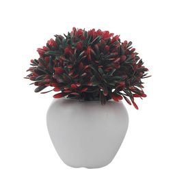 FOLIYAJ Set Of 3 Artificial Mini Bushes With Pot image 4