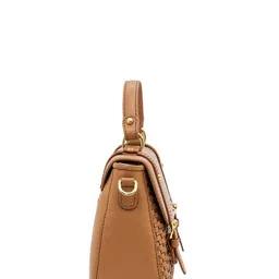 Eske Textured Structured Leather Satchel image 4