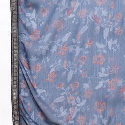 House of Pataudi Floral Printed Sequinned Jashn Kurta with Churidar & With Dupatta image 4