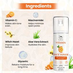 TNW the natural wash 2pc Vitamin C Face Toner with Niacinamide & Witch Hazel - 100 ml each image 4