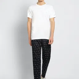 van heusen innerwear Van Heusen Men Printed Drawstring Waist Ultra Soft Athleisure Pyjamas image 5