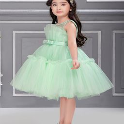 Ministitch Net Fit & Flare Dress image 4