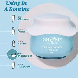 DOT & KEY HydraGlow Duo -72 Hr Probiotics Hydrating Moisturizer & Vitamin C Moisturizer image 3