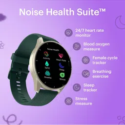 NOISE Crew 1.38" Round Display with BT Calling, Metallic finish, IP68 Rating Smartwatch image 3