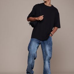 Roadster Men Straight Fit Light Fade Acid Wash Jeans-image-6