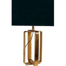 Grated Ginger Green Self Design Contemporary Table Lamp with Shade image 5