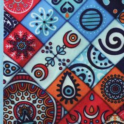 ROMEE Set of 6 Multicoloured Printed Table Mats image 3