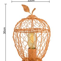 Homesake Copper-Toned Textured Handcrafted Filament Table Lamp image 4