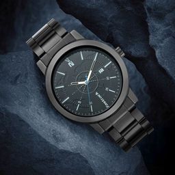 Fastrack Men Black Analogue Watch 3245NM01-43