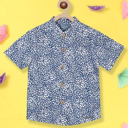 Nauti Nati Boys Standard Floral Printed Pure Cotton Casual Shirt-image-72