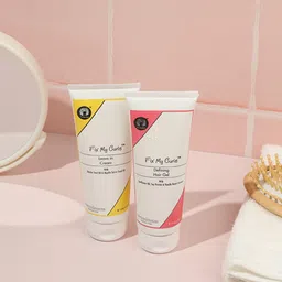 Fix My Curls Set Of 2 Leave In Cream & Defining Hair Gel - 50g Each image 4