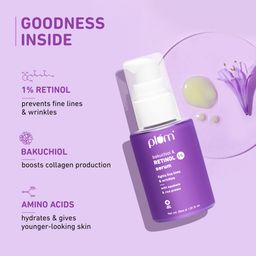 Plum 1% Retinol Anti-Aging Face Serum With Bakuchiol To Reduce Fine Lines & Wrinkles- 30ml image 5