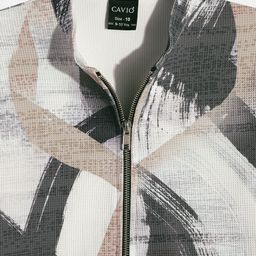 CAVIO Boys Abstract Printed Lightweight Jacket with Tshirt image 4