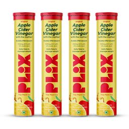 Plix Life Apple Cider Vinegar with Mother,  15 tablet(s)  Lemon Masala (Pack of 4) -18