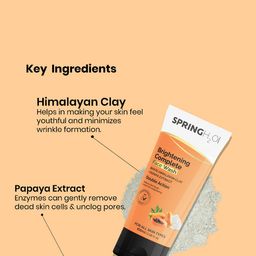 Spring H2O Brightening Complete Face Wash With Papaya Extract - 100 ml image 3