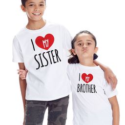 BonOrganik Girls White Pure Cotton Sibling Collection Printed Cotton Pure Cotton T-shirt-image-39