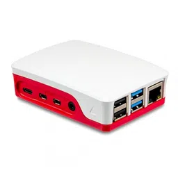 Official Raspberry Pi 4 Case-Red-White image 1
