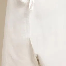 SOJANYA Men Peach-Coloured Embroidered Mirror Work Kurta with Pyjamas & Nehru Jacket image 4