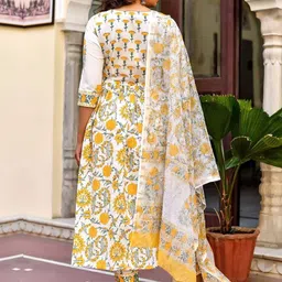 KALINI Selection Of 2 Ethnic Motifs Printed Kurtas With Trousers And Dupattas image 5