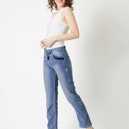 Miss Chase Women Blue Regular Fit High-Rise Clean Look Jeans-image-99