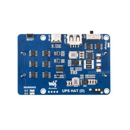 Waveshare UPS HAT (D) for Raspberry Pi, Supports 21700 Li battery (NOT included), 5V Uninterruptible Power Supply, Pogo Pins Connector image 4