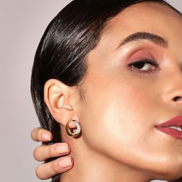 Rubans Voguish Women Gold-Toned Contemporary Stud Earrings-image-12