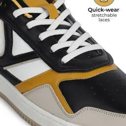 yoho Men Colourblocked Memory Foam Insole Lightweight Sneakers image 3