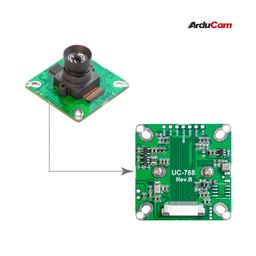 Arducam Full HD Color Global Shutter Camera for Raspberry Pi, 2.3MP AR0234 Wide Angle Pivariety Camera Module image 4