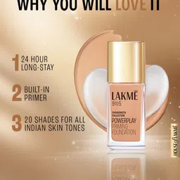 Lakme 9to5 Powerplay Priming Foundation, Built in Primer, SPF 20, Cool Ivory, 25 ml image 3