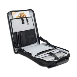 Assembly Desert Ivory Hard Sided Cabin Trolley Bag 40Liters with Hard Shell Backpack image 4