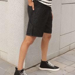 Kook N Keech Men Casual Comfort Washed Effect Denim Shorts-image-76
