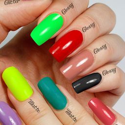 PERPAA Set Of 12 Trendy Quick-Drying Gel Based Nail Polish 5 ml Each - Combo No 16 image 2
